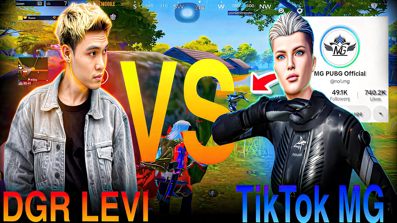 နှစ်ယောက်သားတွေ့ကျသောအခါ😱🔥 #Dgrlevi #pubgmobile 