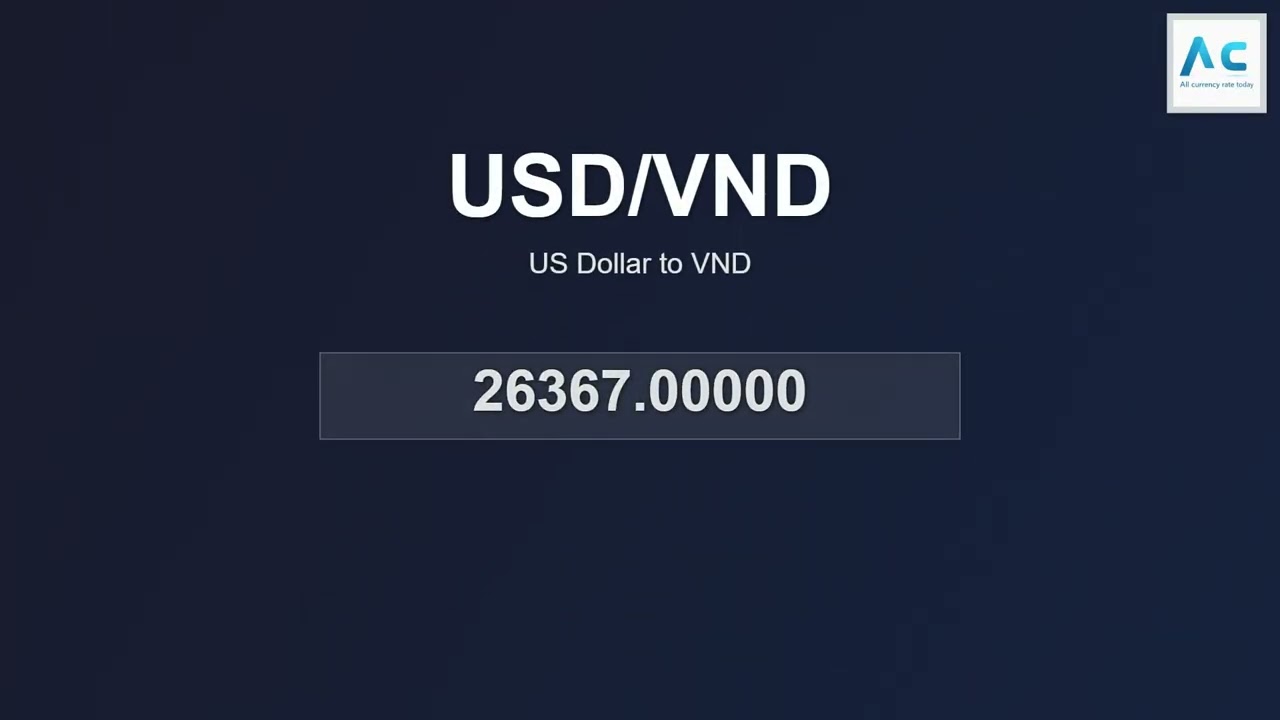 USD to VND Today   US Dollar vs VND   6 October 2025   USD Rising 📈 VND Falling