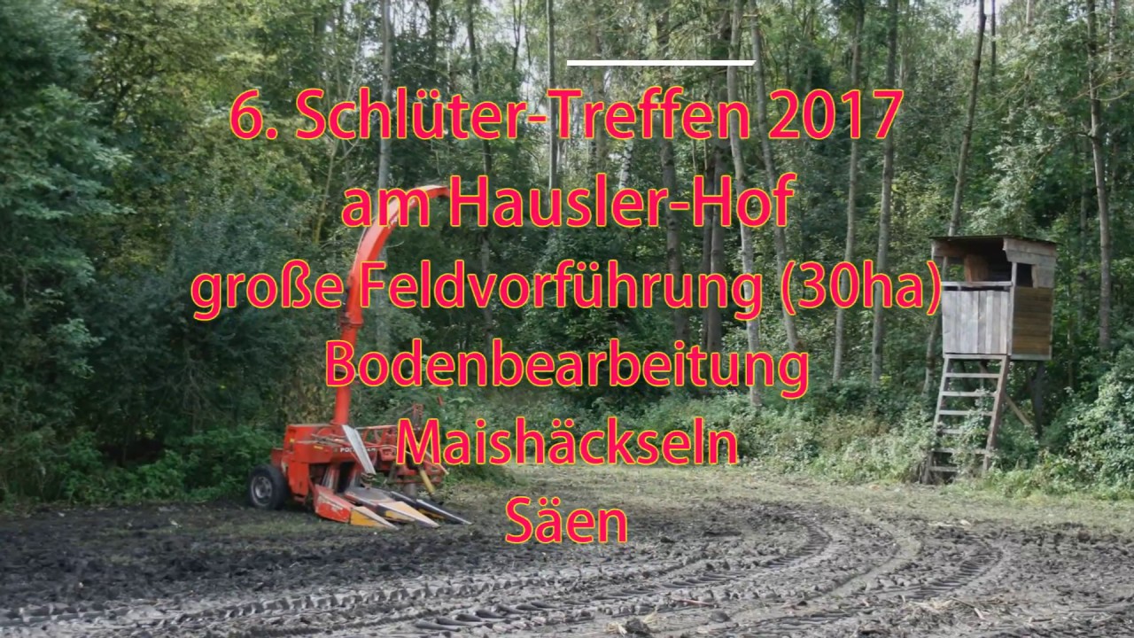 Schlüter-Traktoren bei der großen Feldvorführung einen Traktor fahren viele, eine Legende nur Profis