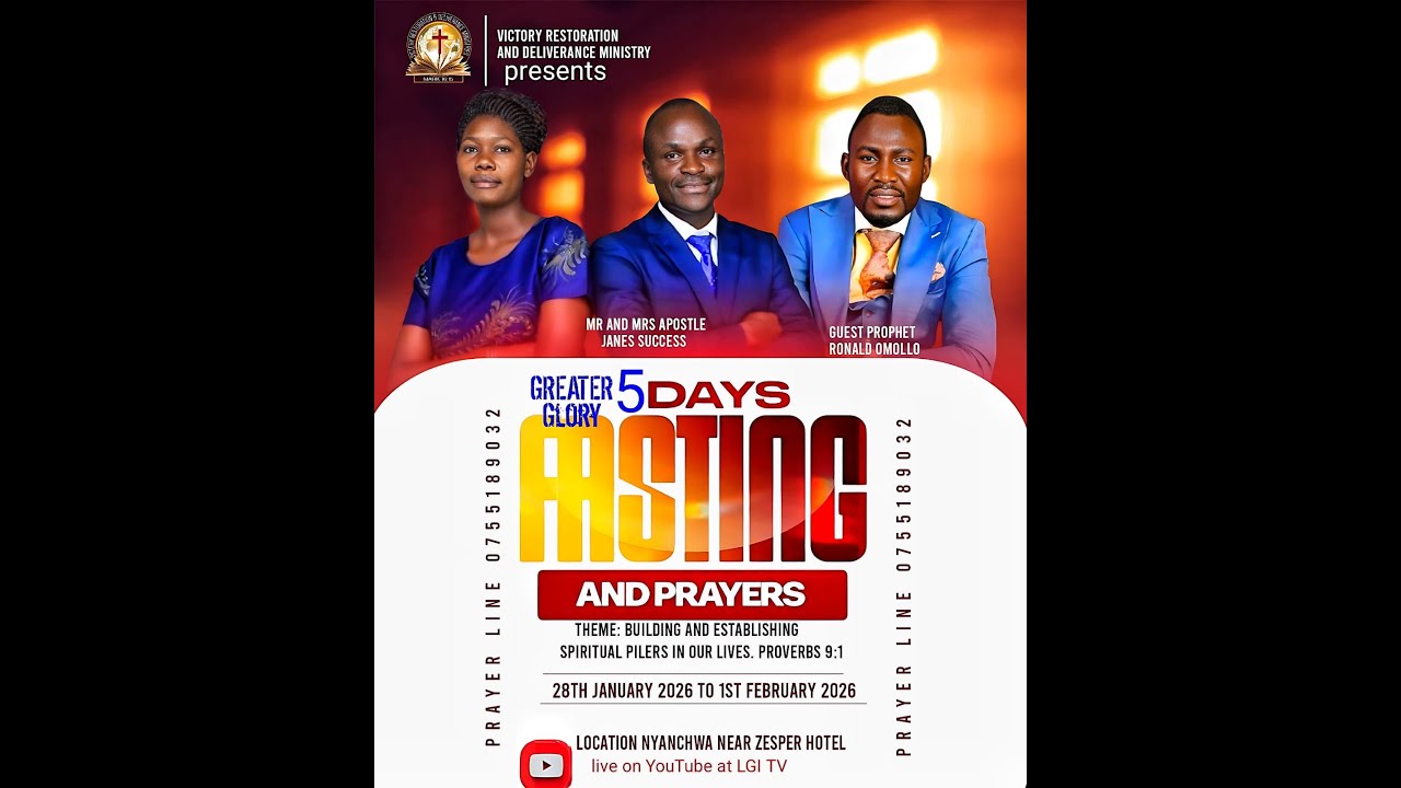 1/02/2026 || PROPHETIC SUNDAY  || BUILDING & ESTABLISHING SPIRITUAL PILERS IN OUR LIVES PROV 9;1-.