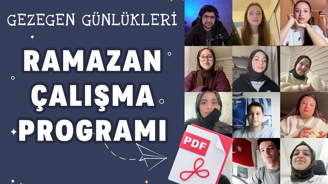 SON 4 AY YKS! Ramazanda Ders Çalışma Programı