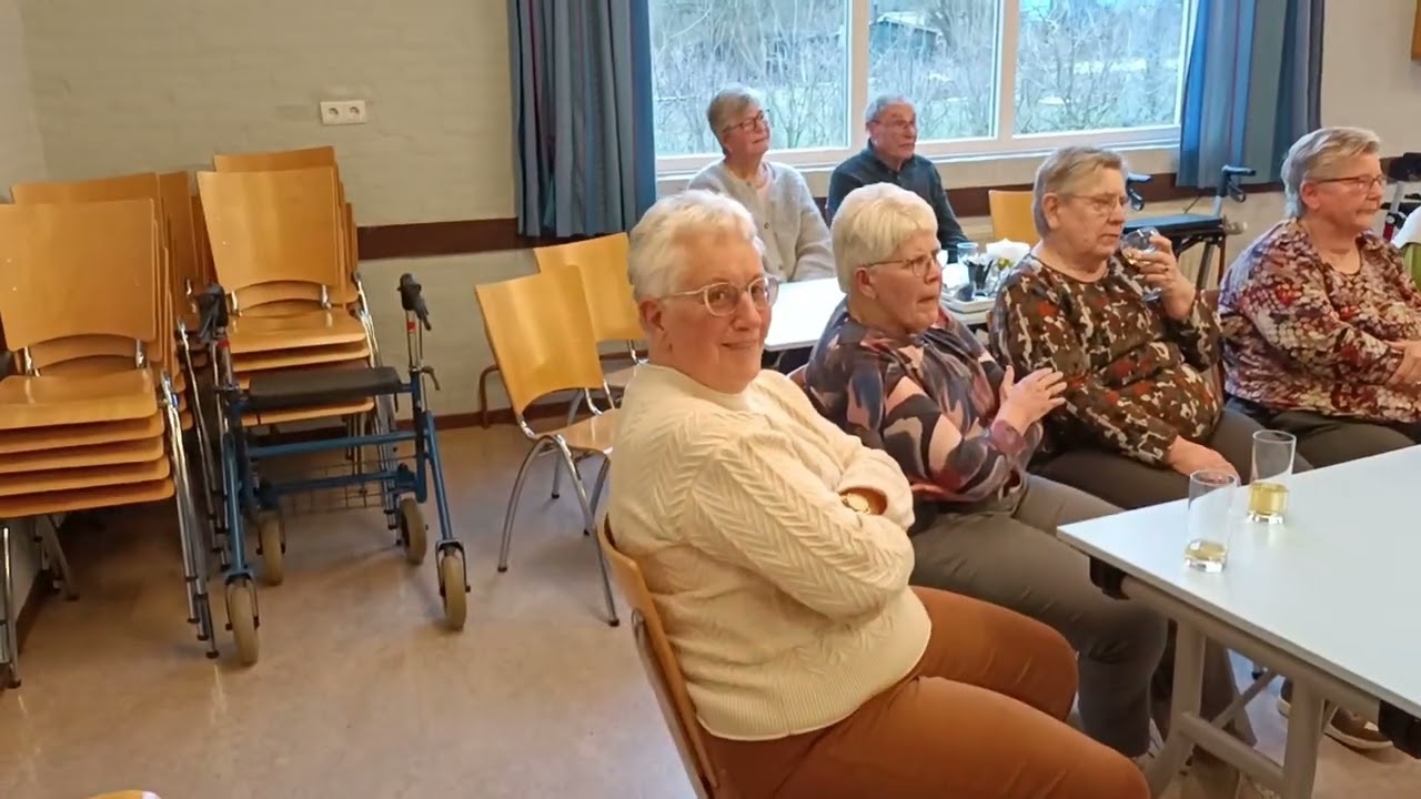 Nieuwjaarsvisite van de 55 plus vereniging de Senior Schoonoord de Kiel Zweeloo E O