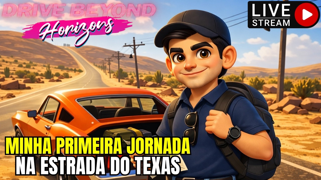 🔴AO VIVO _ MINHA PRIMEIRA JORNADA NA ESTRADA! 🚗🌍 Começando Dive Beyond Horizons