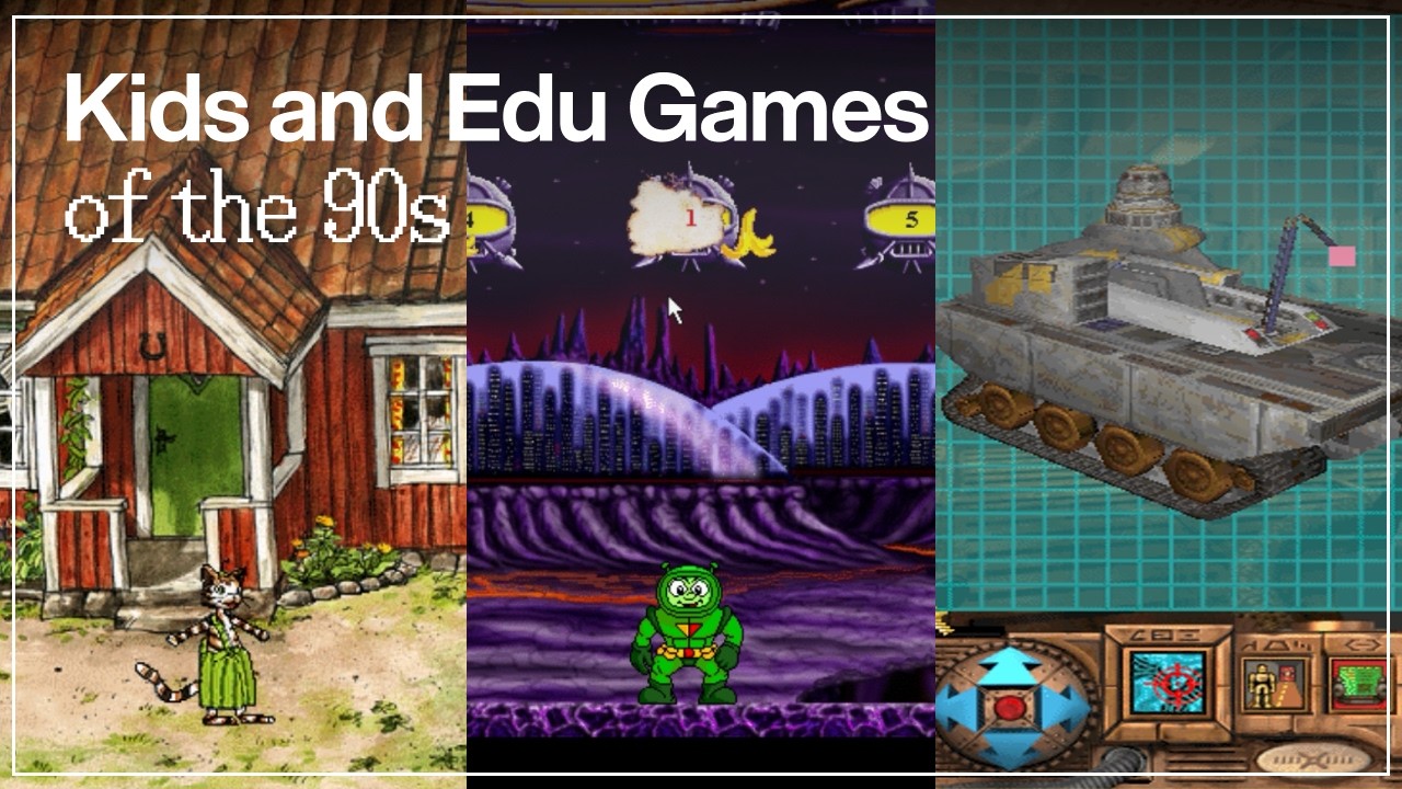 The Kids and Educational Games of the 90s