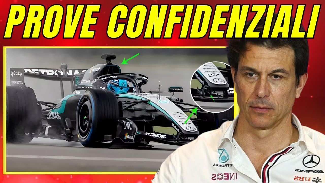 SI SONO VERIFICATI EVENTI INASPETTATI DURANTE L’ULTIMO TEST IN PISTA DELLA MERCEDES W17!