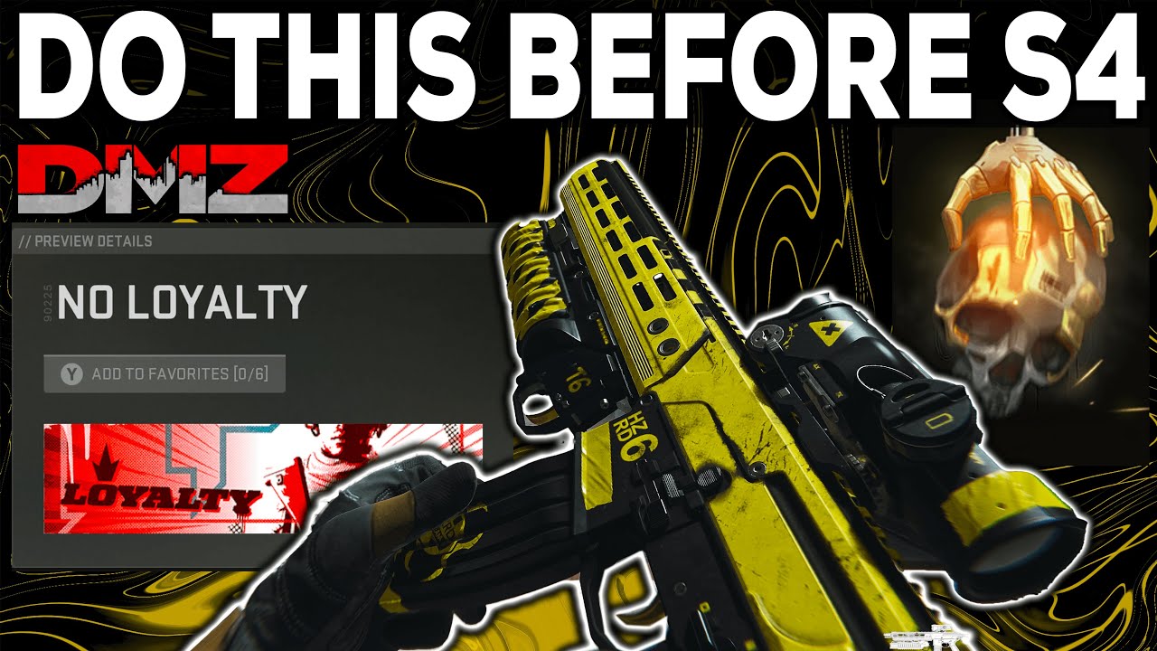 DO THIS BEFORE DMZ SEASON 4 - Rarest Skins and Blueprints To Unlock