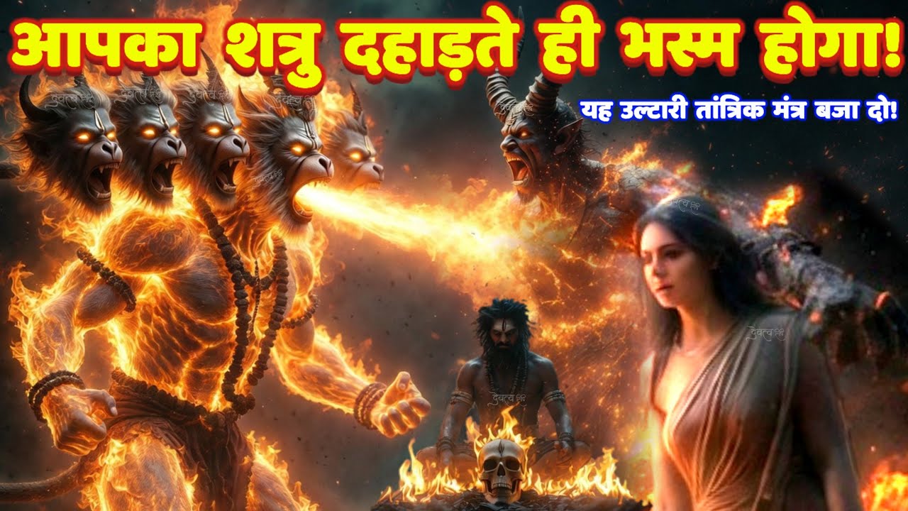 11 मुखी हनुमान ज्वालामुखी शत्रु मारण दहाड़ उल्टारी तांत्रिक मंत्र: Shatru Nashak Hanuman Mantra
