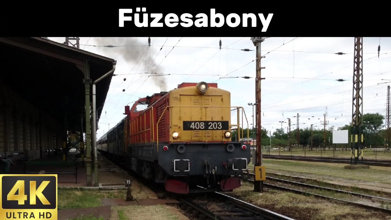 Rail tours kocsi és Púpos utasforgalomban?! Vonatok Füzesabonyban / Trains in Füzesabony 2024