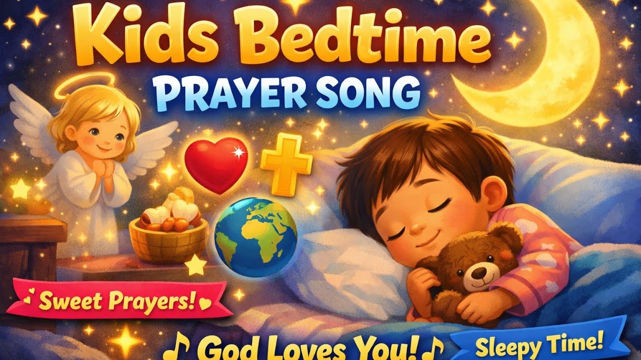 Kids Bedtime Prayer Song 🌙 African Lullaby | Gentle Sleep Worship for Children