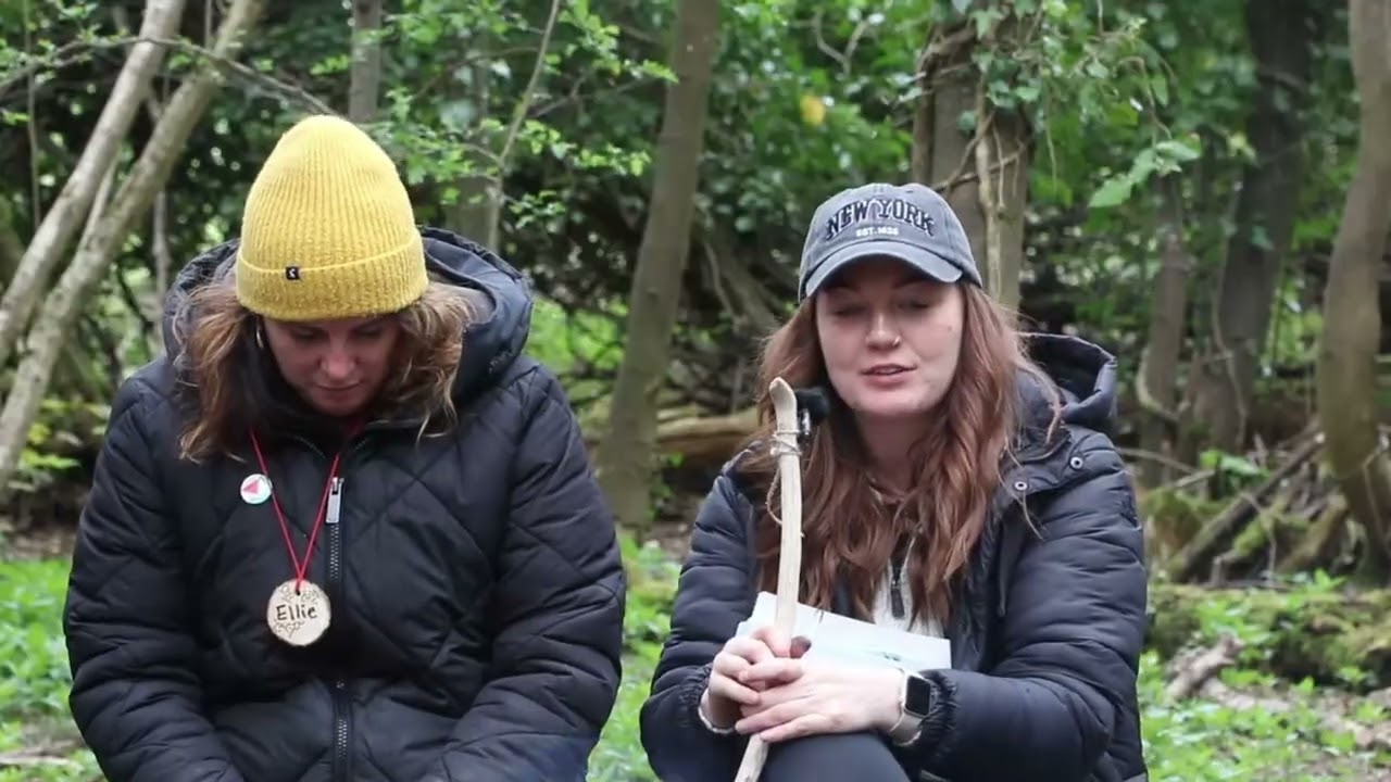 Circle feedback on forest school training.