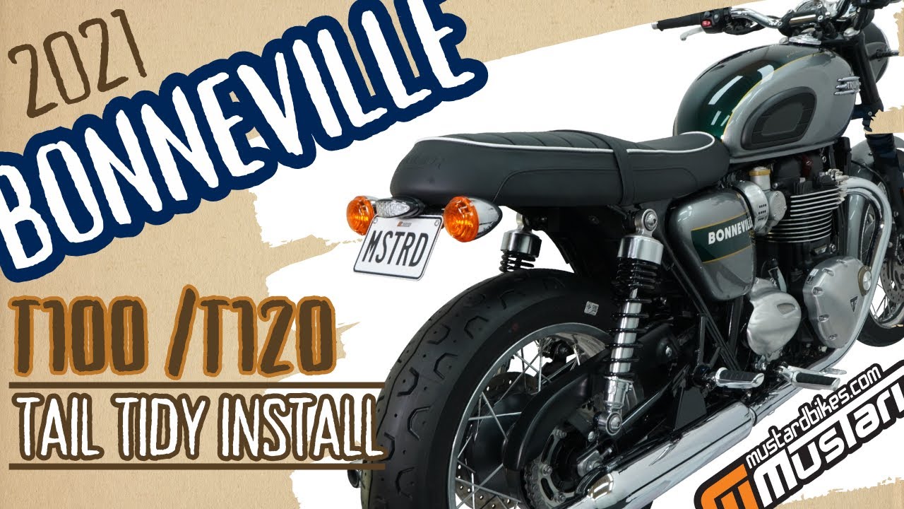 Installing a Mustard Bikes tail tidy on a 2021 Triumph Bonneville T120 / T100
