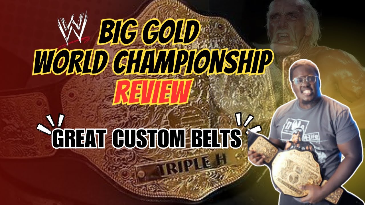 CNC 2D Big Gold Championship review | Great Custom Belts