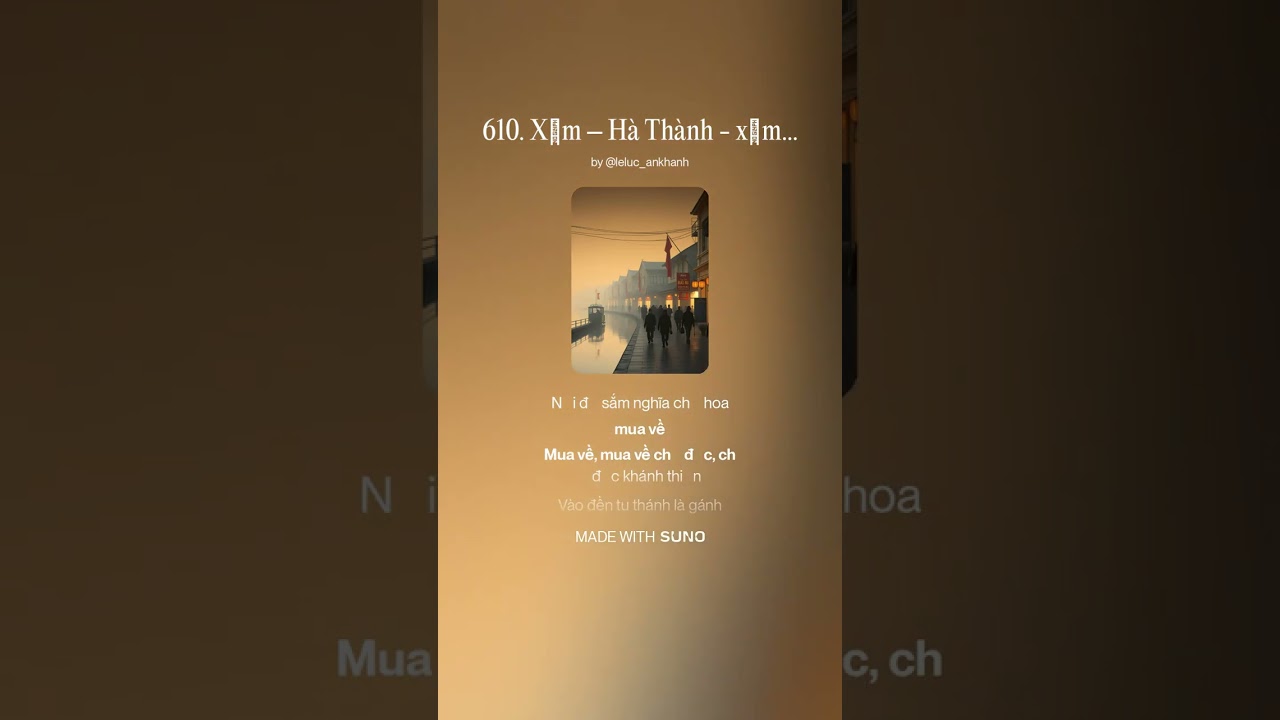 610  Xẩm – Hà Thành   xẩm sến lượng hoa
