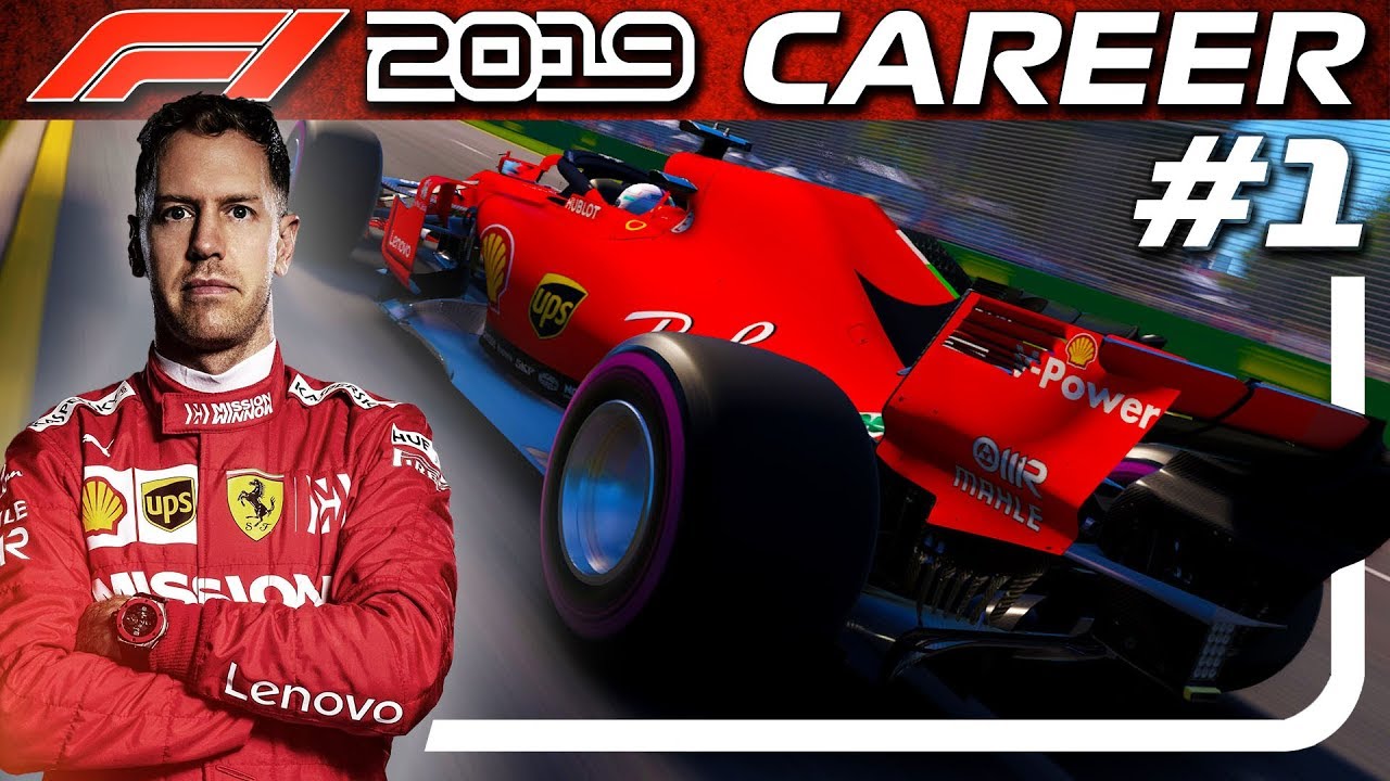 F1 2019 (MOD) CAREER MODE PART 1: AUSTRALIAN GP | SEBASTIAN VETTEL❗️❗️