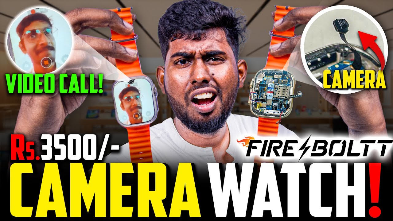 "Uruttu Camera Watch"💀 - Installing Camera in FireBoltt Watch 🩺 