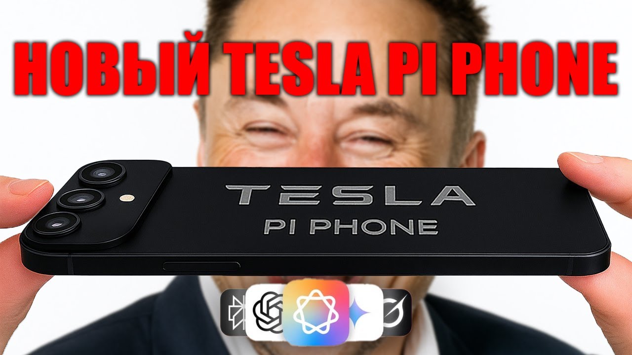 Телефон Tesla Pi за $789 уничтожает iPhone 17 и весь рынок!