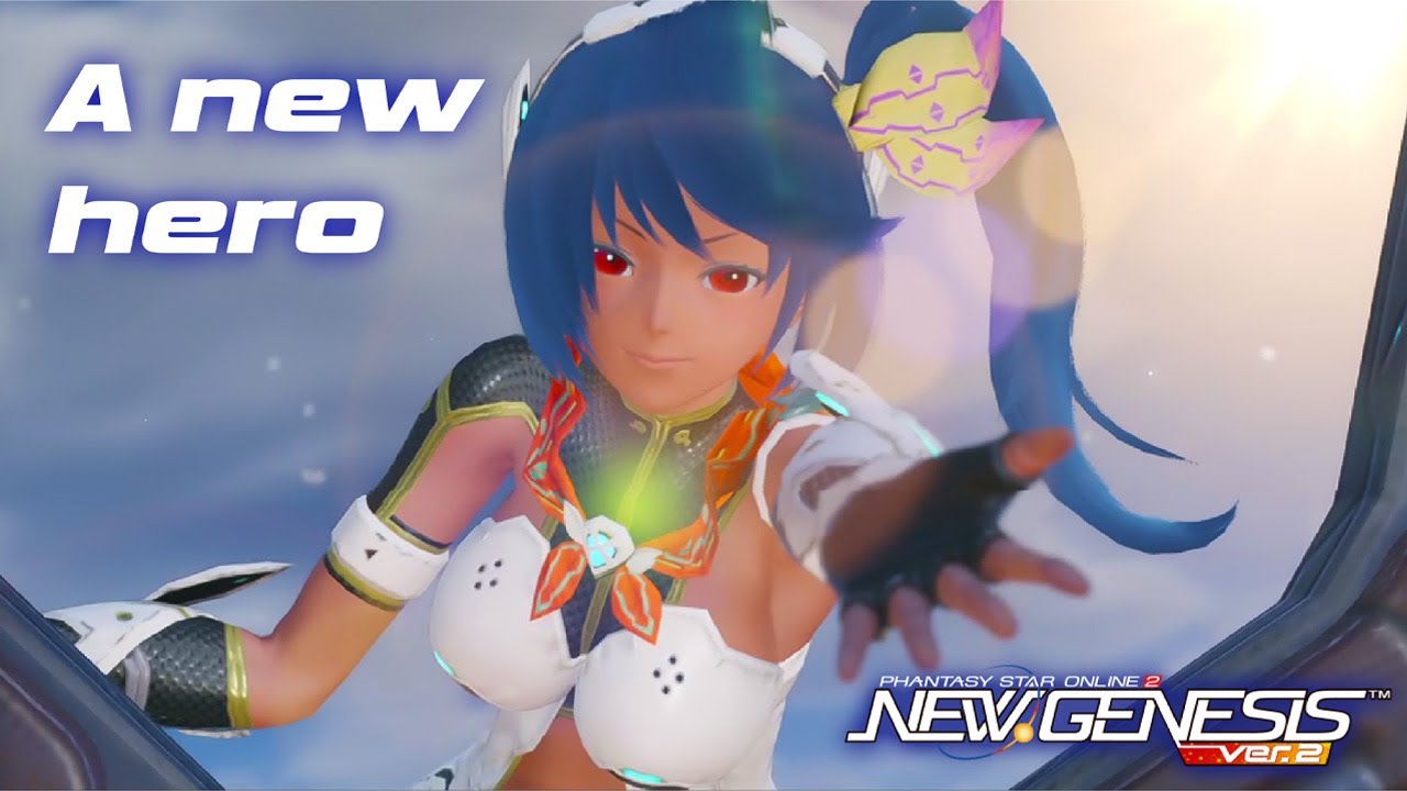 [PSO2 NGS] Story prologue pt1: the new hero is a custom character