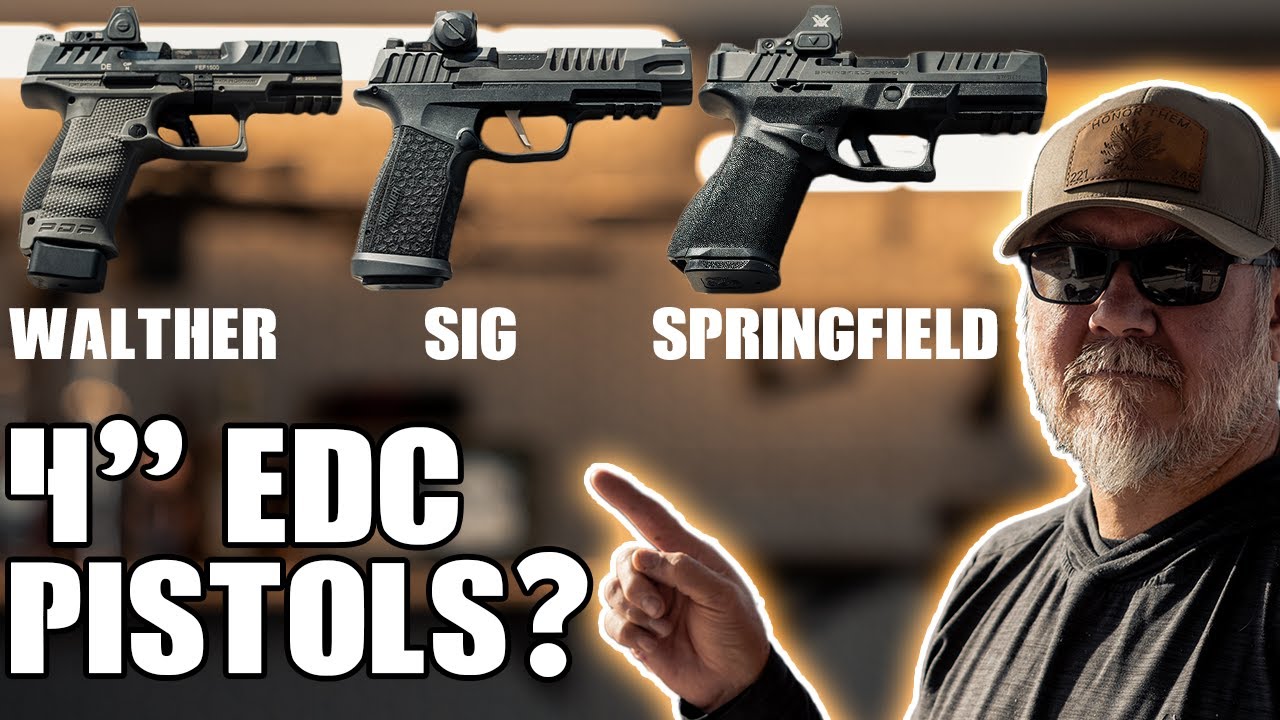 Which is the Best 4” EDC Pistol? Walther PDP vs Sig Sauer P365 vs Springfield Echelon