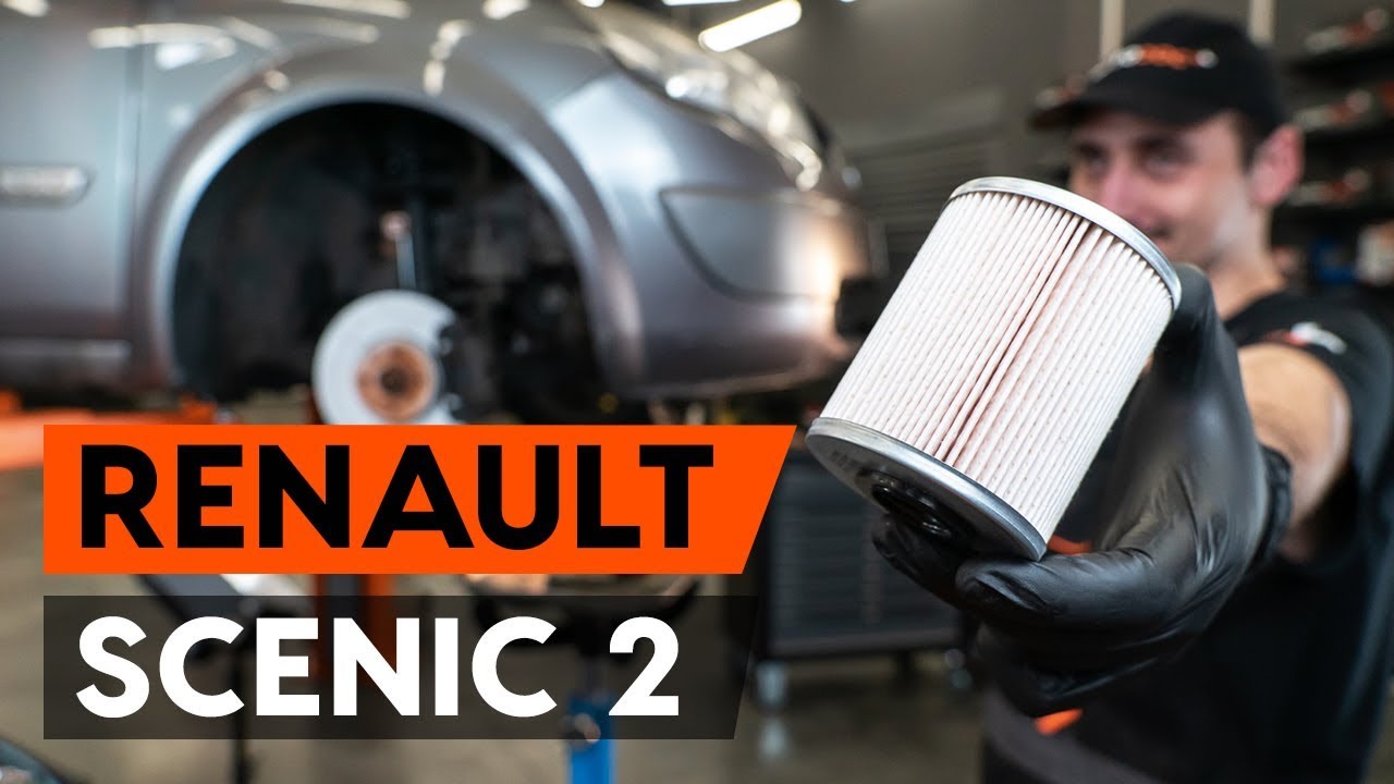 Changer un filtre à carburant sur RENAULT SCENIC 2 (JM) [TUTORIEL AUTODOC]