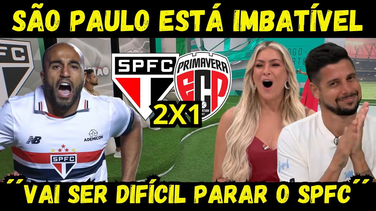 SÃO PAULO ESTÁ IMBATÍVEL! SPFC 2X1 PRIMAVERA! NOTICIAS DO SAO PAULO