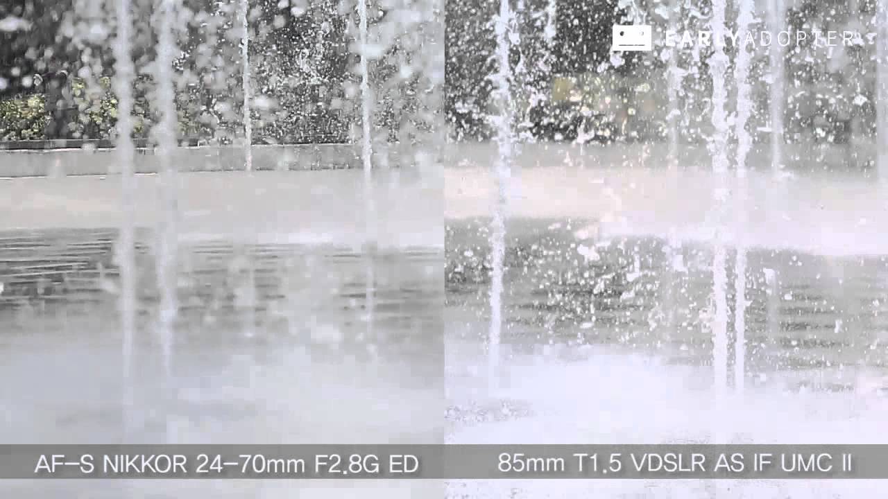 삼양옵틱스 VDSLR T1.5 시네렌즈 포커스 테스트 영상