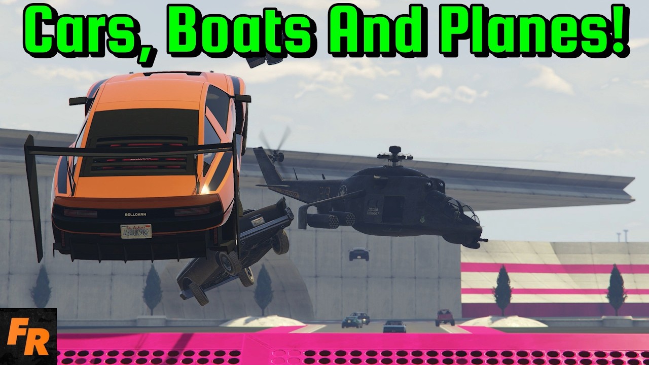 Cars, Boats And Planes! - Gta 5 Random Racing Live