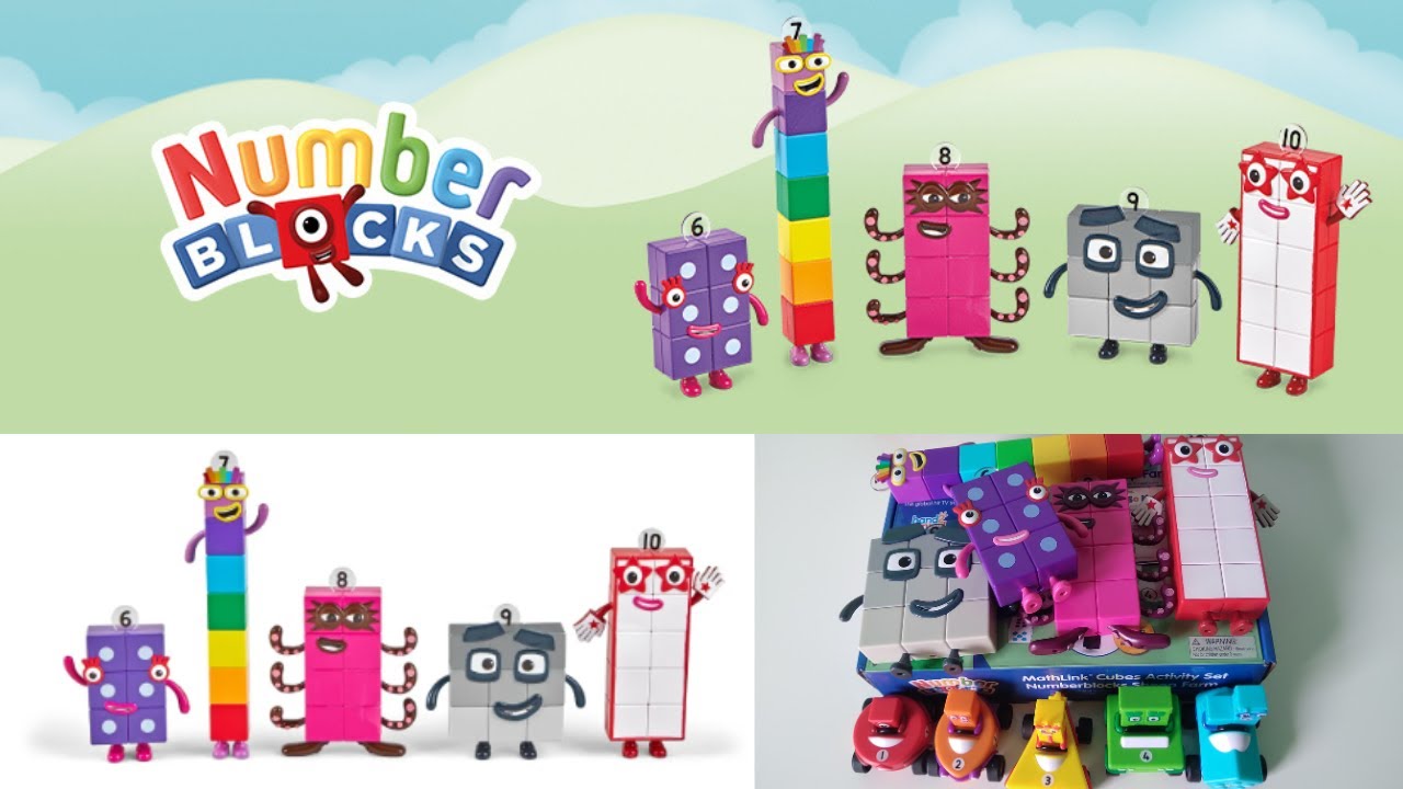 Numberblocks ASMR - Counting numberblocks compilation ASMR video