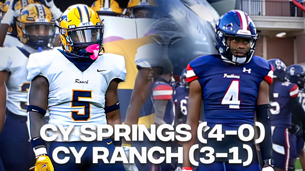 Homecoming UPSET 🤯 (4-0) Cy Springs vs (3-1) Cy Ranch *Throwback Thursday*