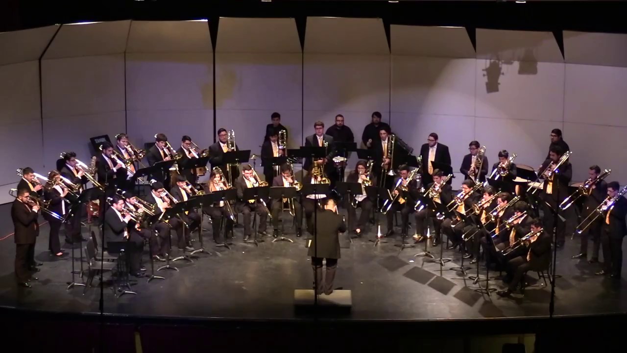 Texas A&M University-Kingsville Trombone Choir performs Symphonic Dances #3 Fiesta