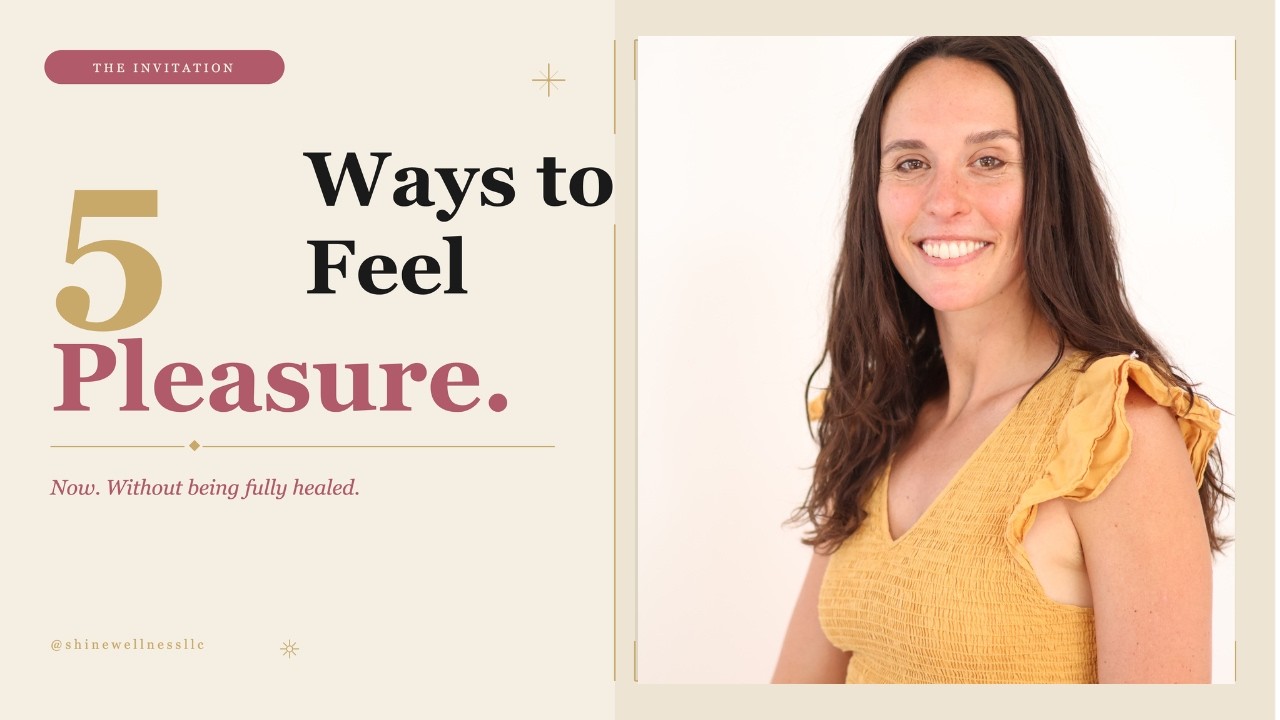 You Don't Have to Be Fully Healed to Feel Pleasure &mdash; Here's How