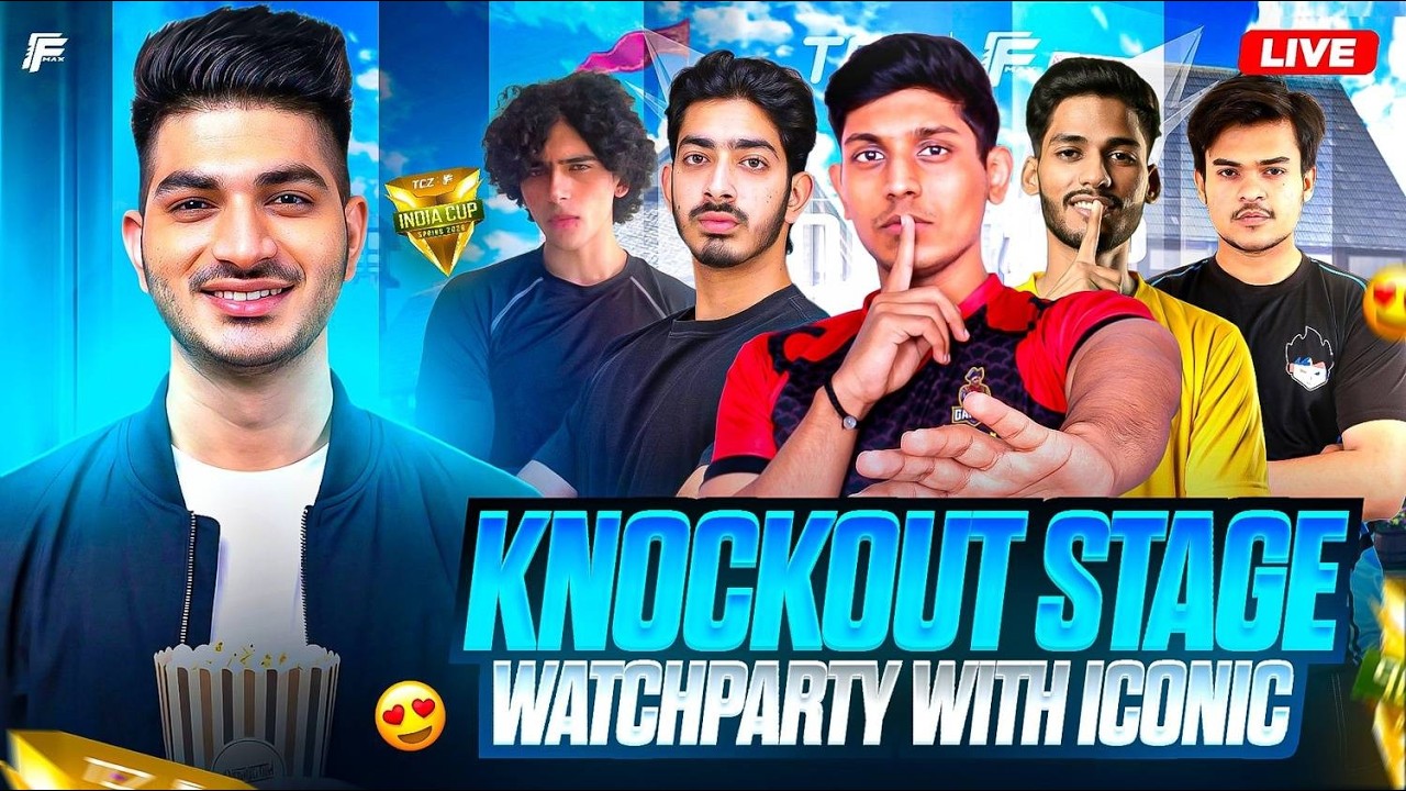 FFMIC LEAGUE STAGE WATCHPARTY BY ICONIC  LAST DAY     #freefire  #iconic  #teamelite