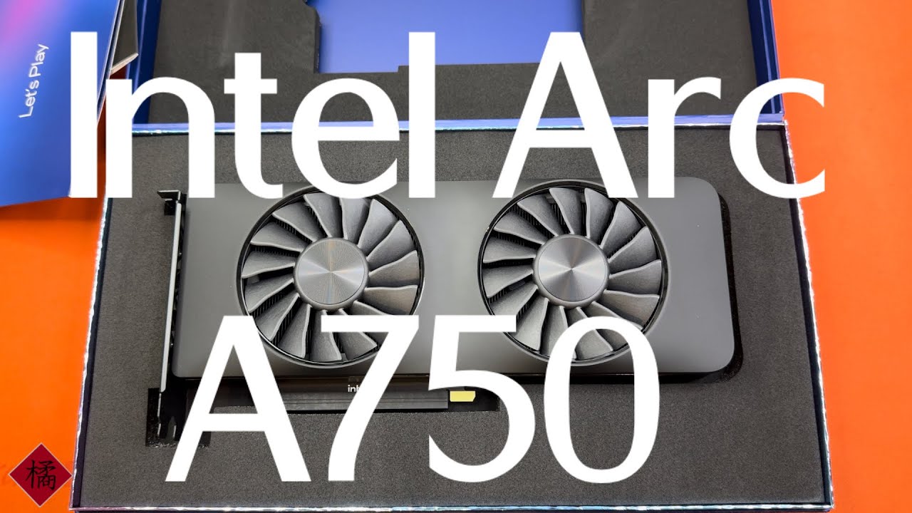 Intel ARC A750 Limited Edition Graphics Card Unboxing