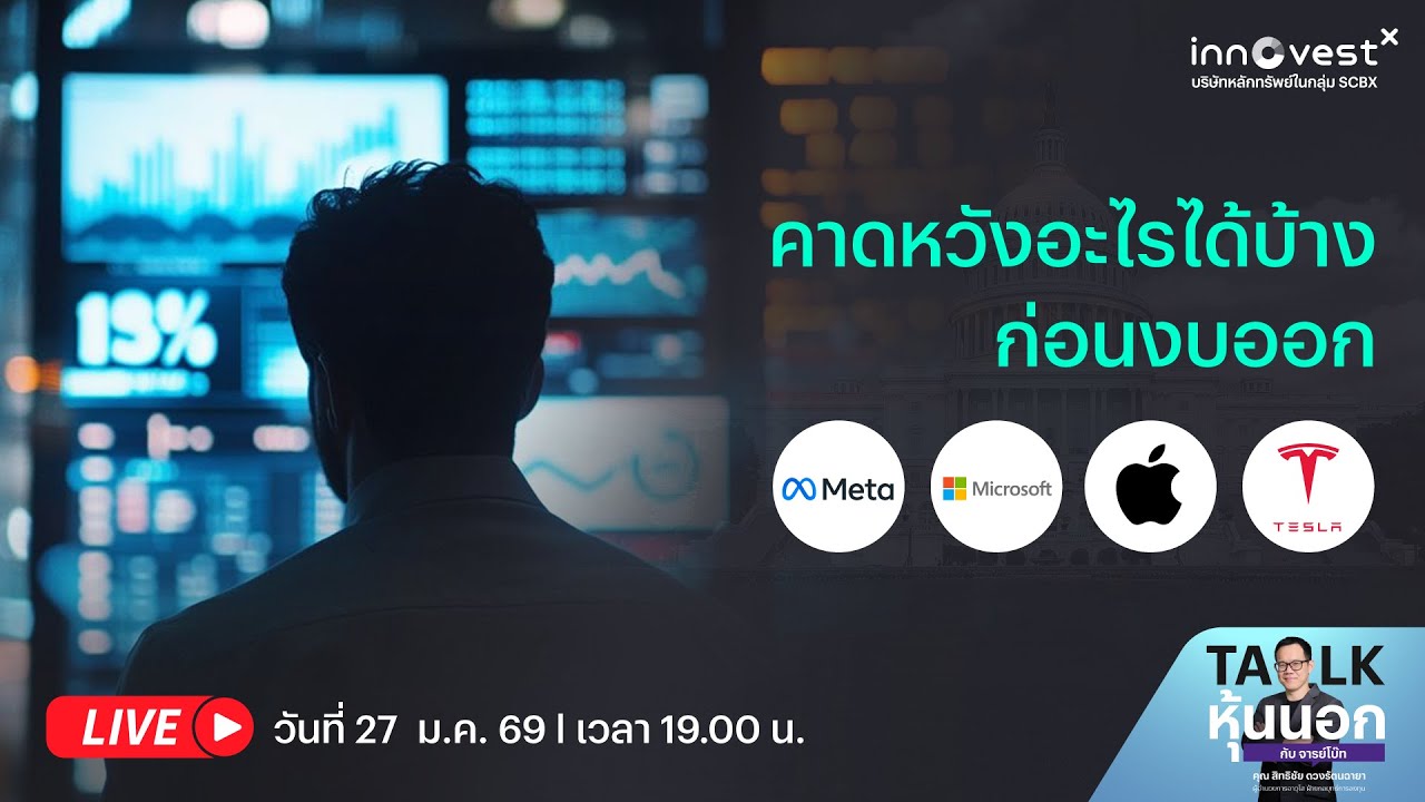 🛑MSFT, META, TSLA, AAPL คาดหวังอะไรได้บ้างก่อนงบออกสัปดาห์นี้!🛑