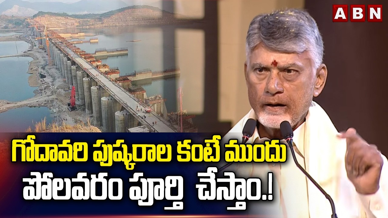 గోదావరి పుష్కరాల కంటే ముందు పోలవరం పూర్తి  చేస్తాం.!| CM Chandrababu On Polavaram Development