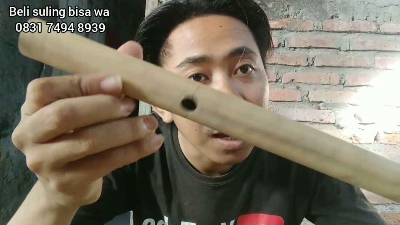 cara buat suling nada F bass