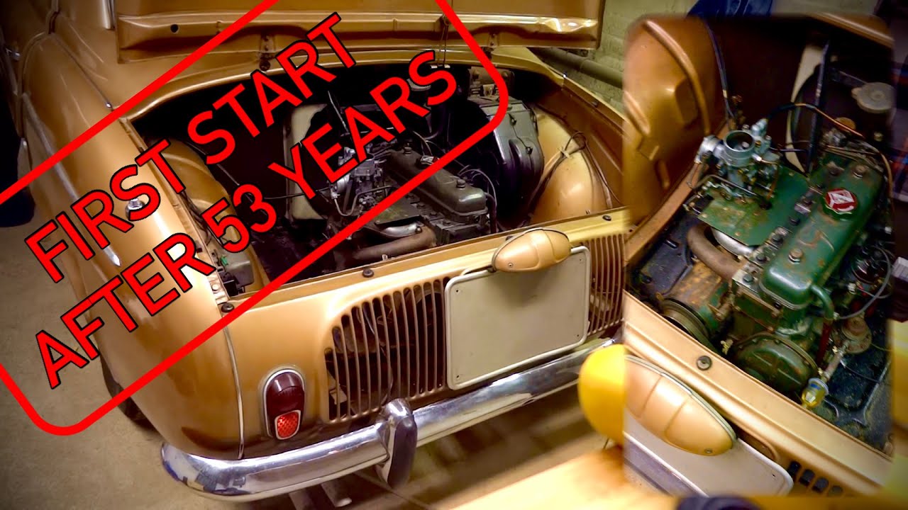 Starting a Renault Dauphine Gordini after 53 years