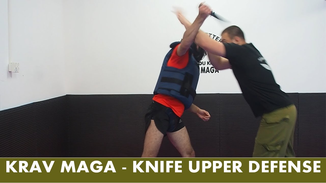 How to defend against a knife attack &bull; UPPER STAB &bull; KRAV MAGA IDF TRAINING