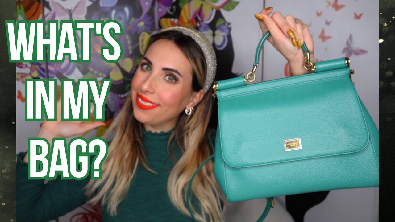 WHAT'S IN MY BAG???👜DOLCE&GABBANA MISS SICILY🍀