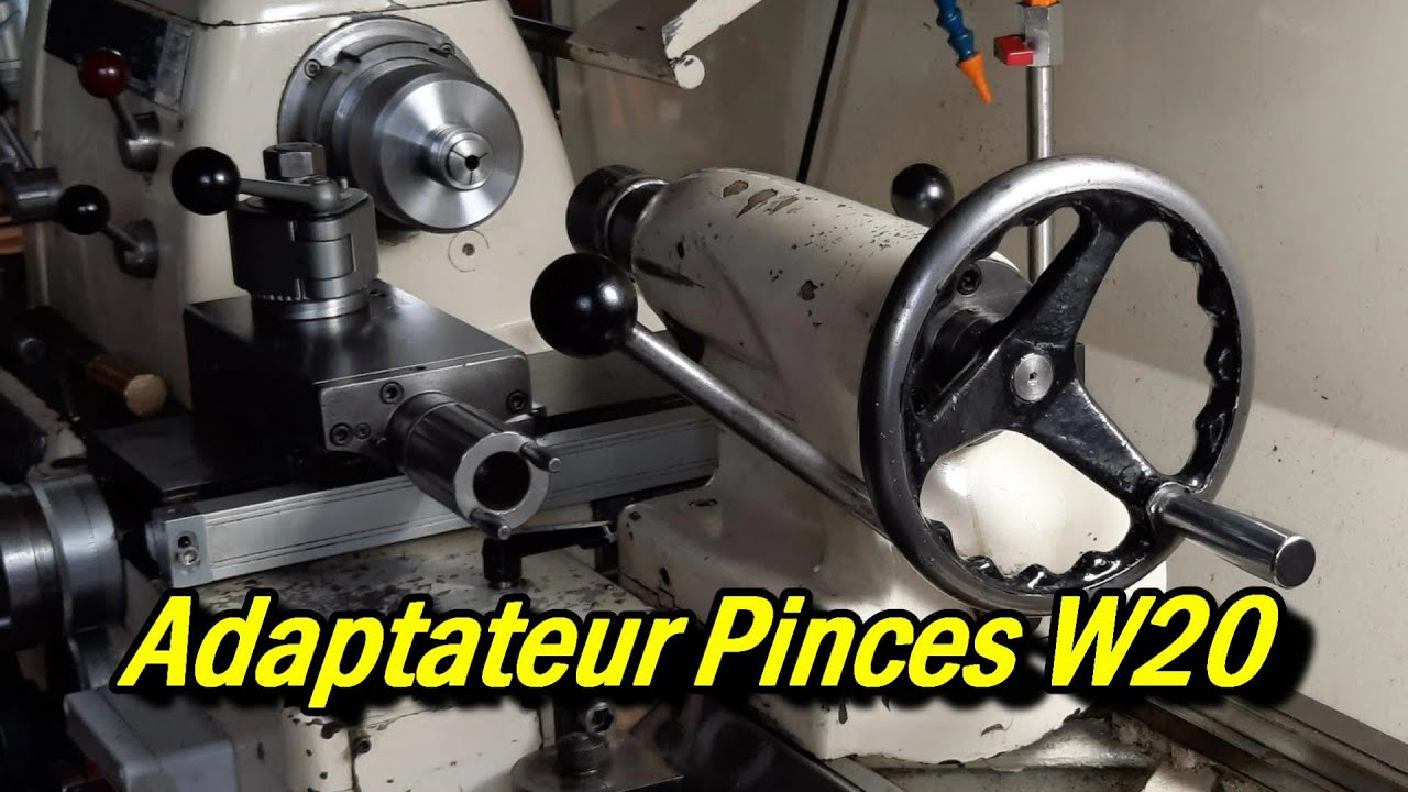 Usinage porte pince W20 Part. 2