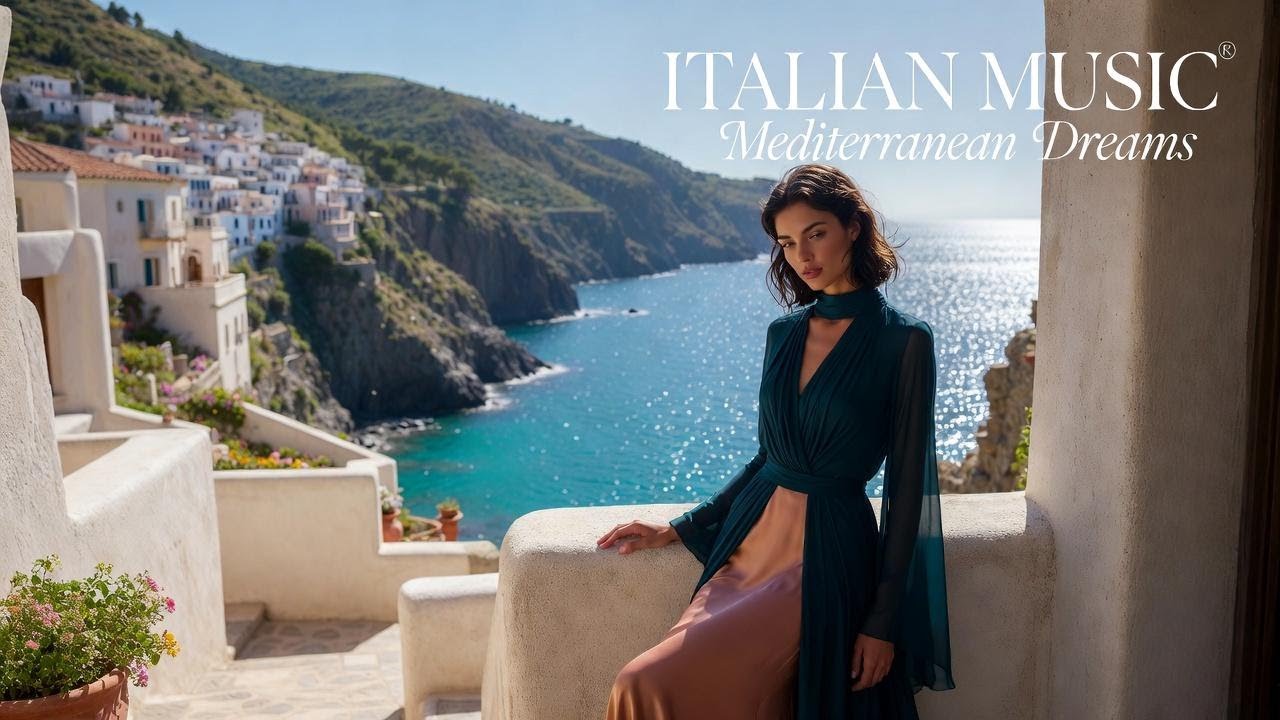 Italian Vibes & Mediterranean Retreat 🎶 Amalfi Coast & Como Chill 4K | Dolce Italia Music