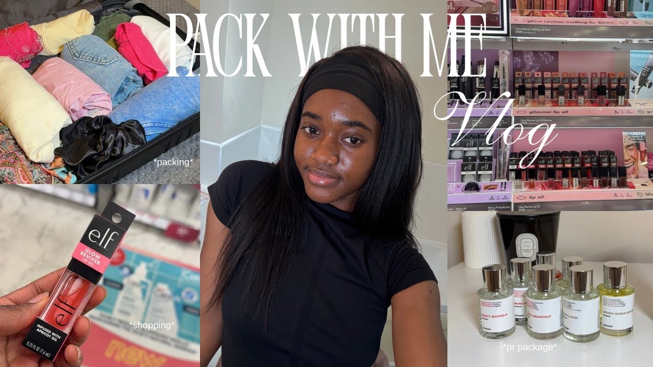 Pack with me for a trip to GHANA🇬🇭 | opening pr packages + life update