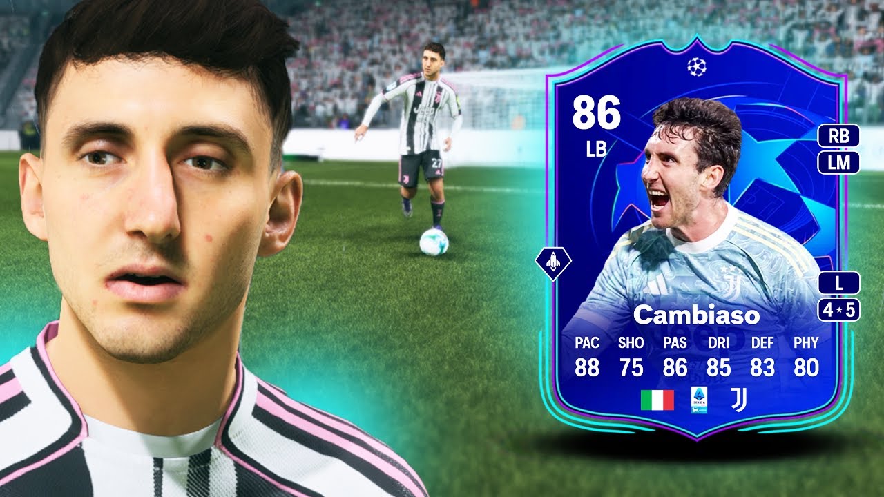 86 ОБЗОР ИГРОКА CAMBIASO UCL PRIMETIME SBC В FC 26 | ОБЗОР ИГРОКА FC 26 ULTIMATE TEAM
