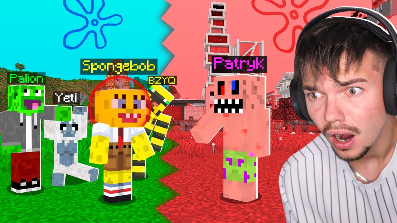 ODKRYLIŚMY OCHRONĘ SPONGEBOBA NA PATRYKA w PALIONOWIE!