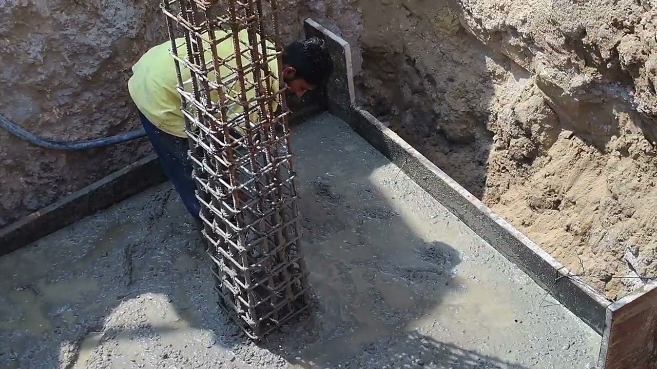 Column Footing Casting Kaise Kare 🏗️ | Civil Construction Work.