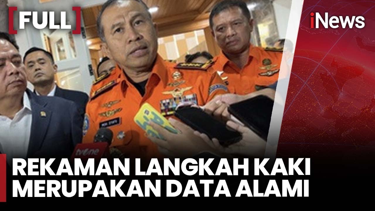 FULL Basarnas Klarifikasi Pergerakan Smartwatch Kopilot ATR 42-500 | iNews Pagi 23/1