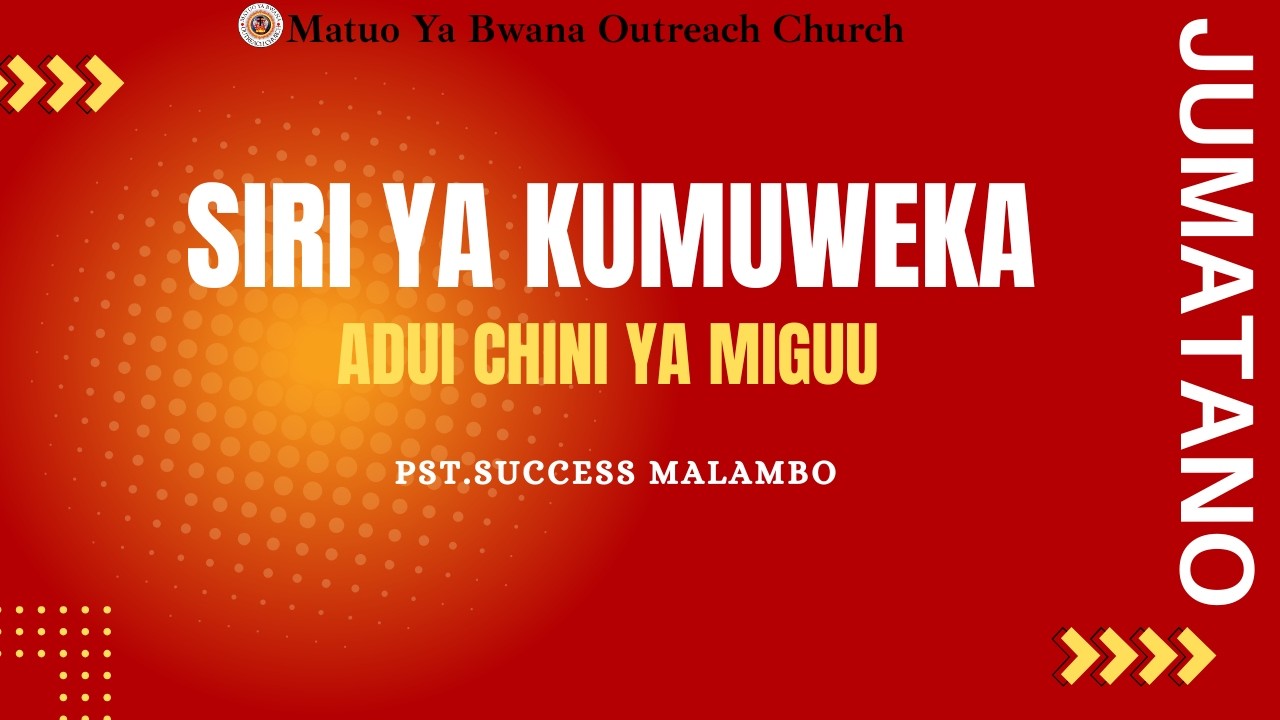 🔴LIVE:WIKI LA KUWEKA  ADUI ZETU CHINI YA MIGUU ||NAMNA YA KUMUWEKA ADUI CHINI YA MIGUU||11.02.2026