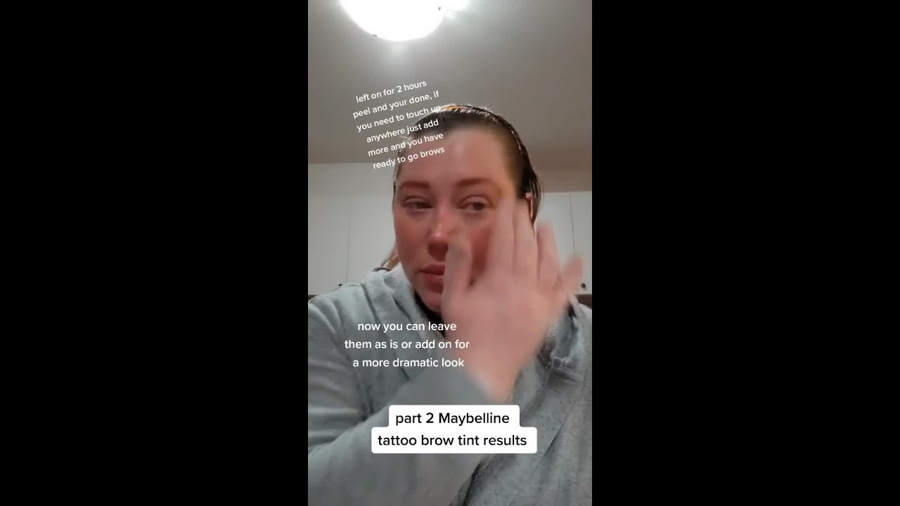 Product test Maybelline tattoo brow tint stick for us sparse brow girls this is such a prize!!!!