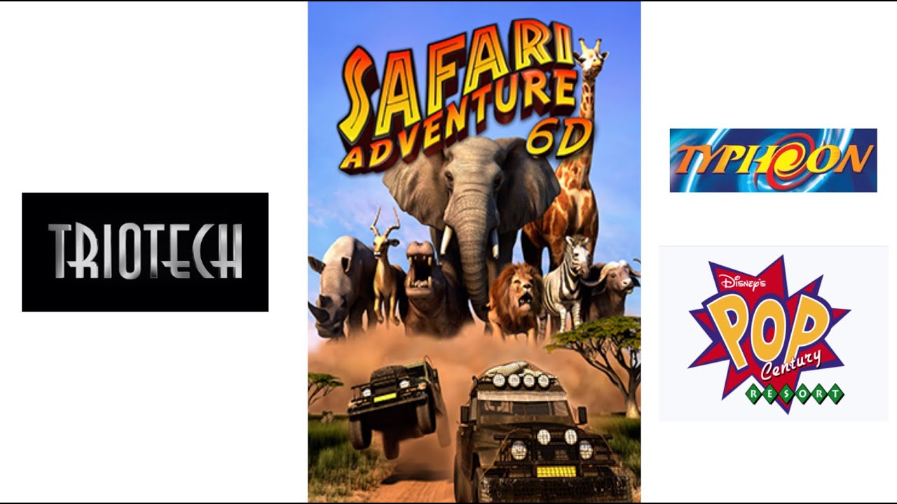 Safari Adventure - Typhoon - Triotech - Disney's Pop Century Resort 🦁🦓