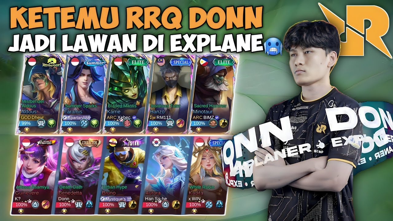 SELANE LAWAN RRQ DONN DI EXP LANE! Ketemu Roster RRQ MPL S13!
