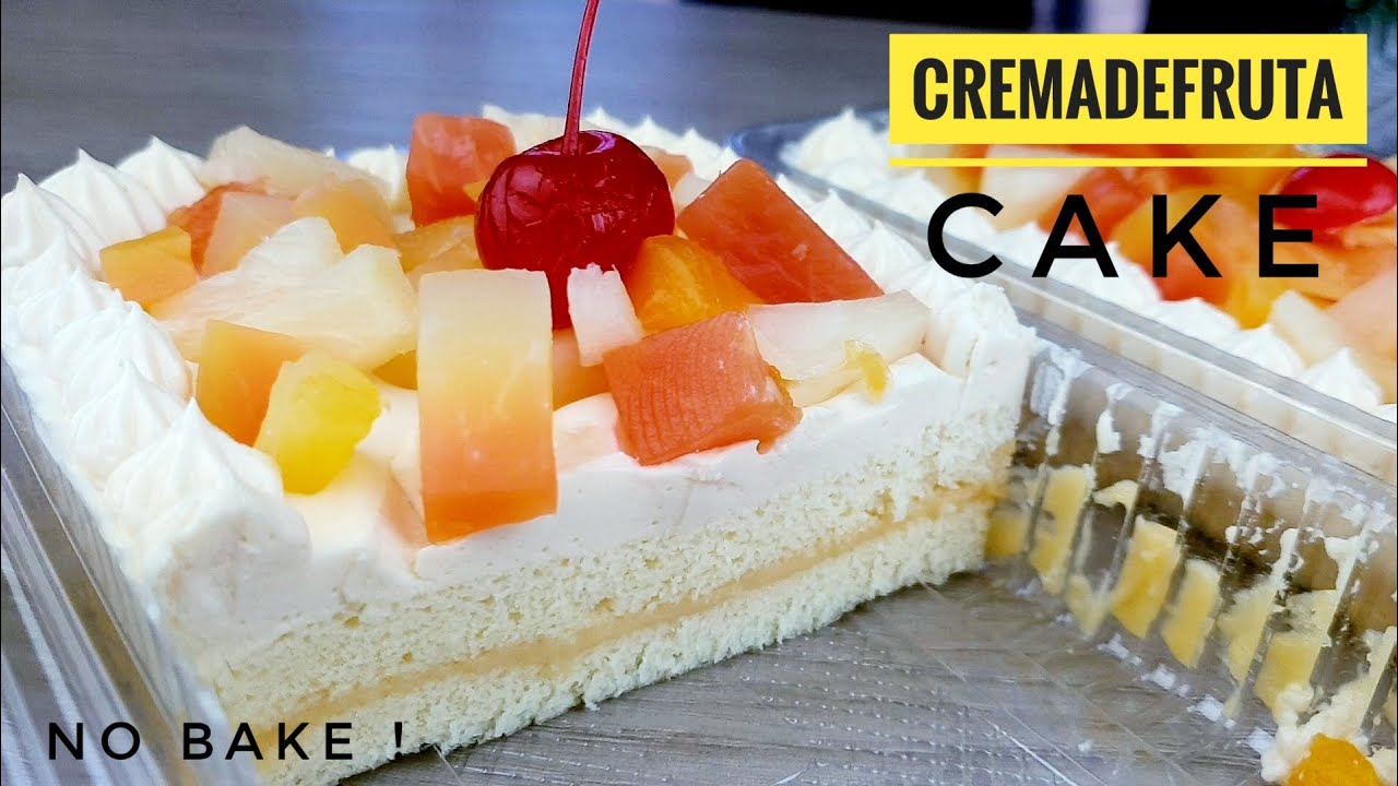 No Bake Negosyo Crema de Fruta cake(with costing)